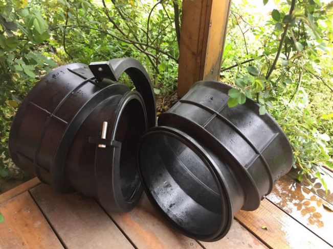 管道連接塑料窨井，有標高差怎么辦？